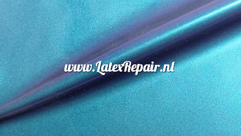 Latex 0.40 | Sparkly Shimmery Blauw-Zwart - Extra breed! (&plusmn; 108 cm)