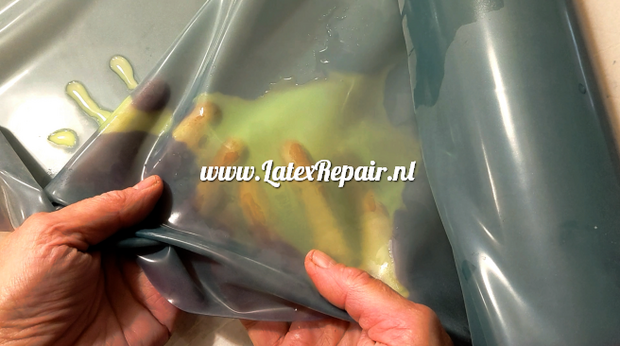 Latex 0.40 | Thermochromisch - Groen - pink - licht groen - Extra breed! (&plusmn; 108 cm)