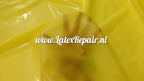Latex 0.40 | Transparant Fris Geel - Extra breed! (&plusmn; 108 cm)