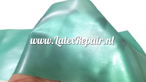 Latex 0.40 | Sparkly Pearl - Tropical Green - Semi Transparant - latexrepair latex academy