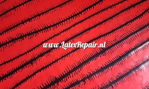 Latex sheet stof fabric met visgraat fish bone Fischgrät