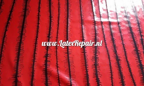 Latex sheet stof fabric met visgraat fish bone Fischgrät