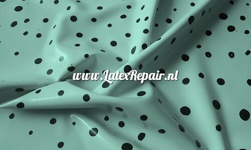 Latex sheet sheeting with dots dotted