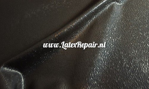 Latex with relief from cracked ice 3d sheet to make a latex hoody