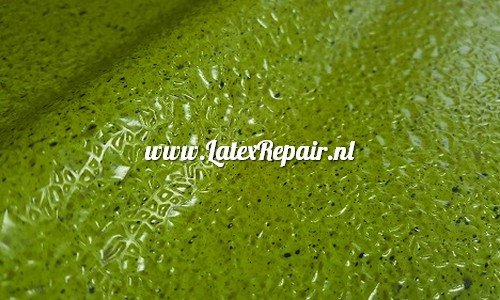 Latex met relief van cracked ice 3d sheet om latex poison ivy jurk dress cosplay