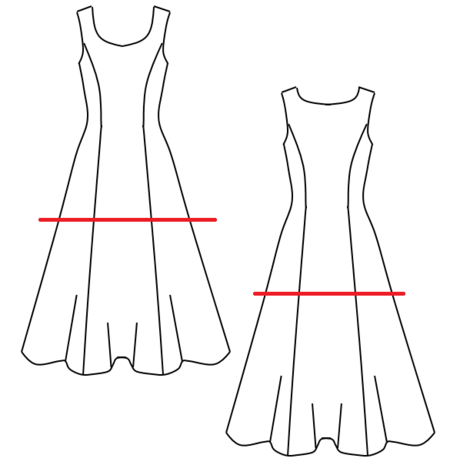Patroon: Latex jaren 50 jurk