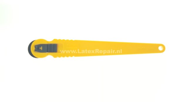 611580 Rolmes rotary cutter 18 olfa prym mm mini geel rolmes leer latex rubber textiel stof quilten 04
