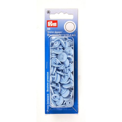 Prym drukknopen color snaps licht blauw 393120