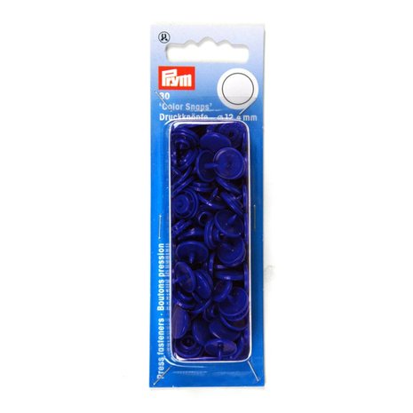 Prym drukknopen color snaps royal blue 393116