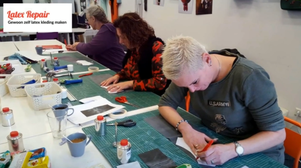 workshop latex kleding maken in amsterdam linschoten emmen moergestel brussel