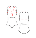 Patroon voor latex body suit leotard