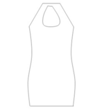 patroon latex jurkje
