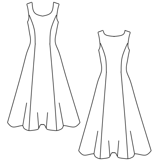 Patroon: Jurk - Prinsessenlijn 