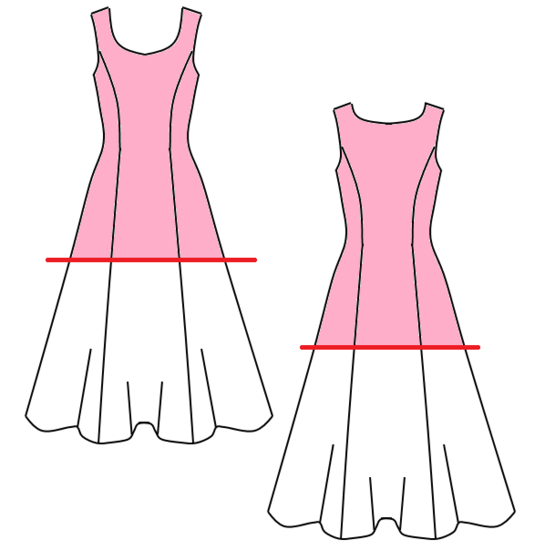 Patroon: Latex jaren 50 jurk