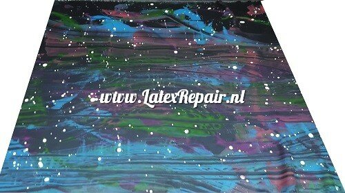 Exclusief latex - Galaxy multi colour #02 Exclusief latex - Galaxy multi colour #02