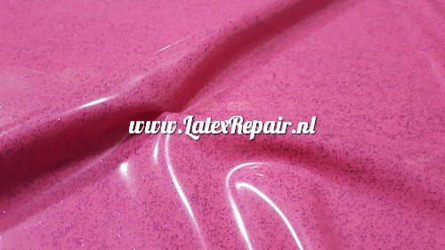 Exclusive latex - Pink/Violet glitter, pink latex