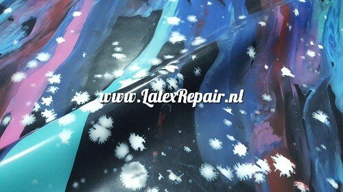 Exclusief latex - Galaxy colourful fluffy stars 91253 Exclusief latex - Galaxy colourful fluffy stars 91253