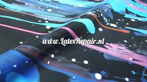 Exclusief latex - Galaxy colourful sharp stars Exclusief latex - Galaxy colourful sharp stars