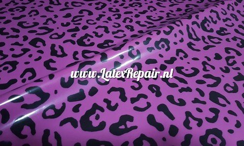 Latex sheet - Leopard Violet Latex sheet - Leopard Violet