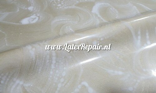 Latex sheet - Clouds gold/white 1273 Latex sheet - Clouds gold/white 1273