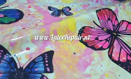 Latex sheet - Schmetterlinge disco 1324