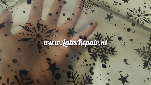 Latex sheet - Kerst, smoky black 1426 Latex sheet - Kerst, smoky black 1426