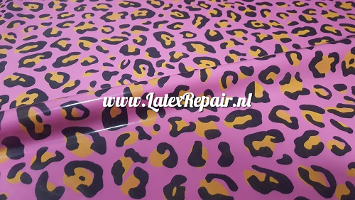 Latex sheet - Leopard rosa gelbe Latex sheet - Leopard rosa gelbe