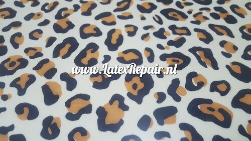 Latex sheet - Leopard cremeweiĂź/braun Latex sheet - Leopard cremeweiĂź/braun