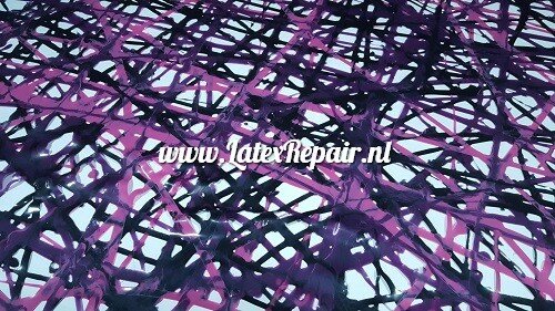 Latex sheet - Net / mesh, pink, violet, schwarz Latex sheet - Net / mesh, pink, violet, schwarz