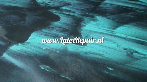 Latex sheet - Mix black turkoois Latex sheet - Mix black turkoois