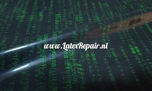 Latex sheet - The Matrix