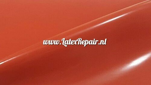 Latex 0.40 | Medisch rood / gebrand oranje - Extra breed! (± 108 cm) Latex 0.40 | Medisch rood / gebrand oranje - Extra breed! (± 108 cm)