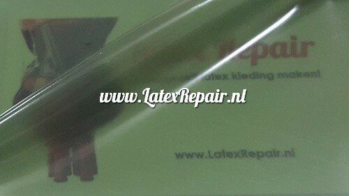 Latex 0.40 | Transparant olijf groen- Extra breed! (± 108 cm)