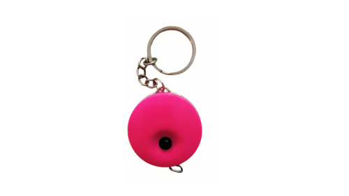 Meetlint 150 cm / 60 inch (cm en inches) met sleutelhanger Meetlint 150 cm / 60 inch (cm en inches) met sleutelhanger