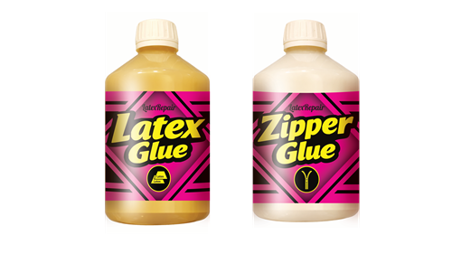 Verschillende soorten latex rubber lijm